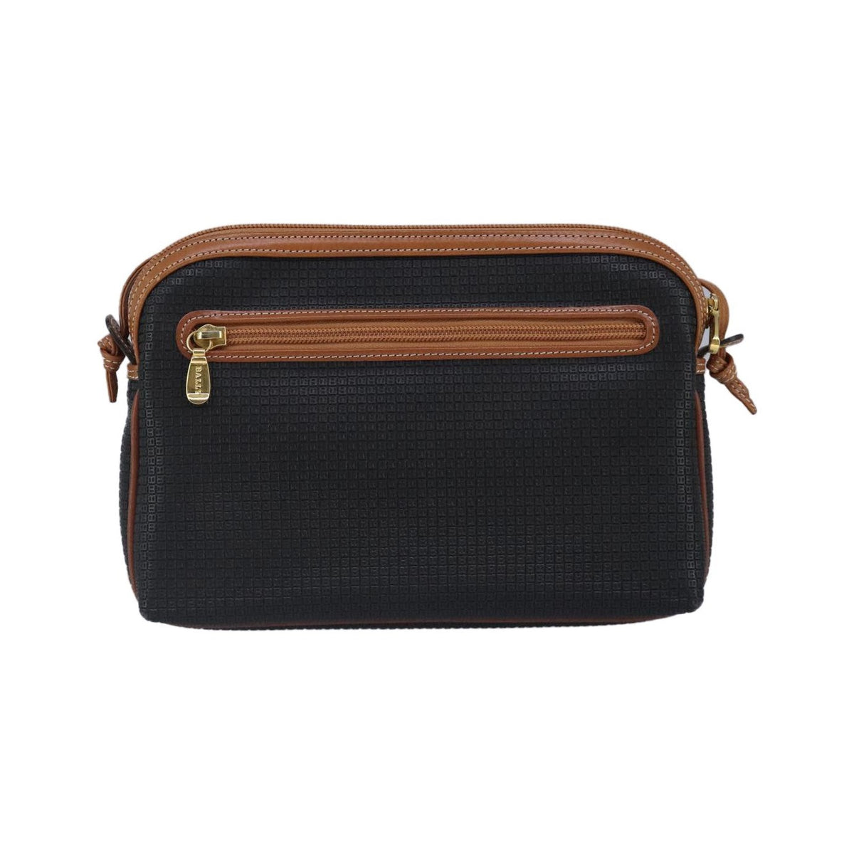 Bally Vintage Leather, Black, Leather, Shoulder Bag