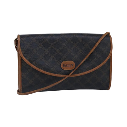 Bally Vintage Leather, Black, Leather, Shoulder Bag