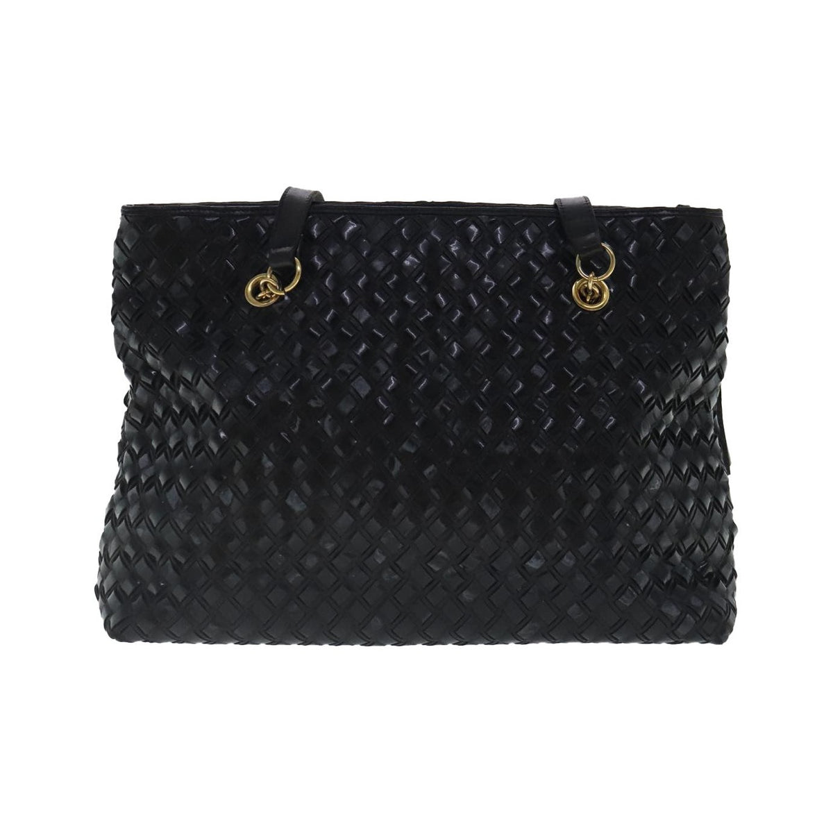 Bally Vintage Patent Leather, Black, Patent Leather, Shoulder Bag
