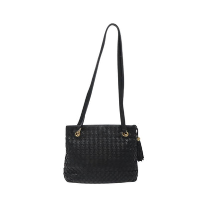 Bally Vintage Quilted leather, Black, Leather, Shoulder Bag