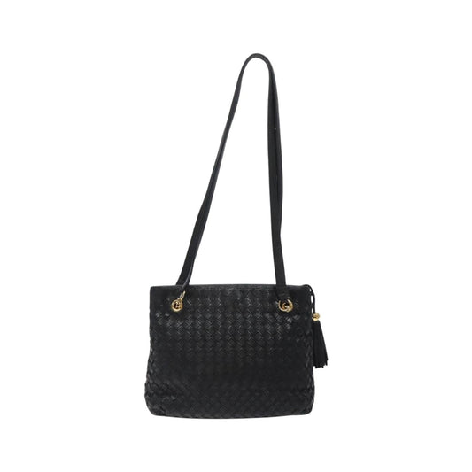 Bally Vintage Quilted leather, Black, Leather, Shoulder Bag