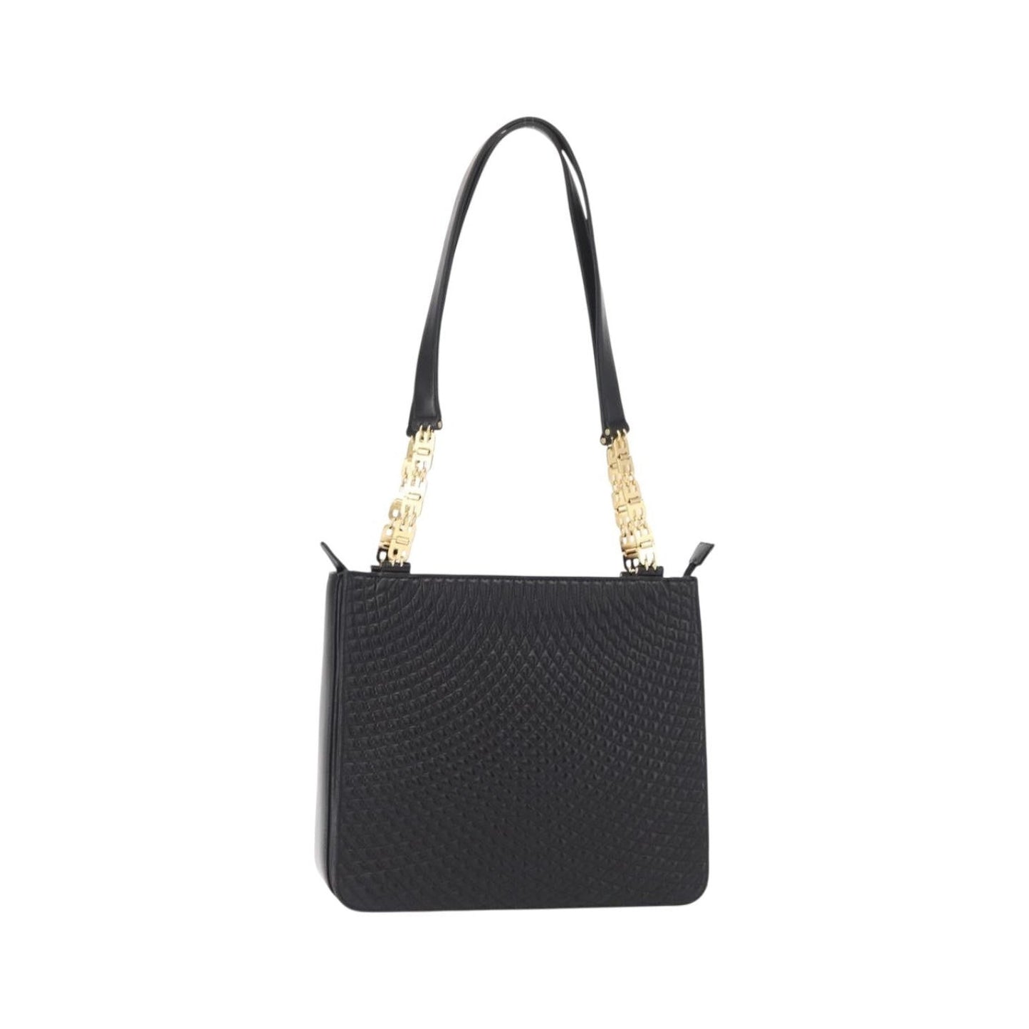 Bally Vintage Shoulder Bag Quilted leather, Black, Leather, Shoulder Bag