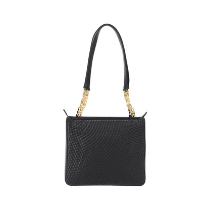 Bally Vintage Shoulder Bag Quilted leather, Black, Leather, Shoulder Bag