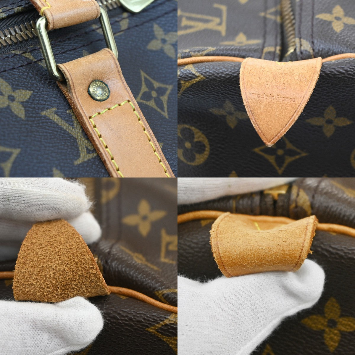 Louis Vuitton Keepall Monogram Canvas, Brown, Canvas, Travel Bag