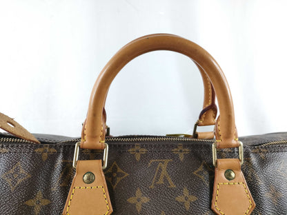 Louis Vuitton Speedy Monogram Canvas, Brown, Canvas, Handbag