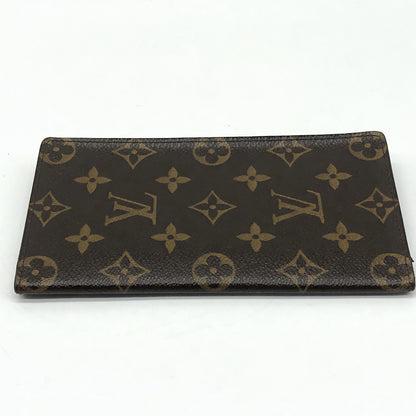 Louis Vuitton Long Wallet Bifold monogram canvas, Brown, Canvas, Wallet