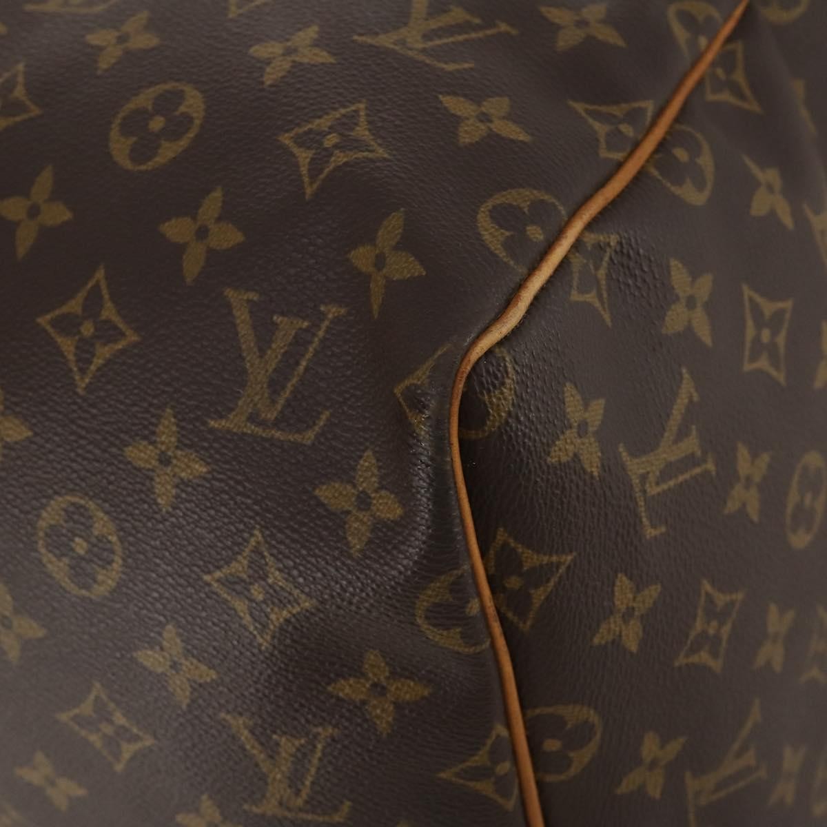 Louis Vuitton Keepall Monogram, Brown, Canvas, Travel Bag