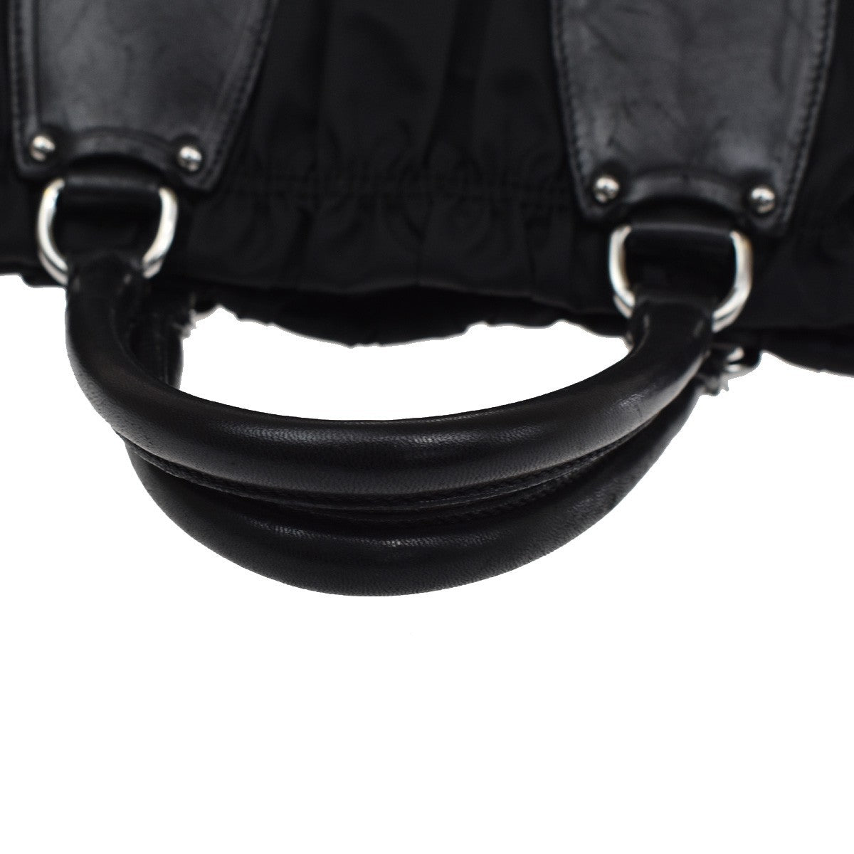 Prada Gaufre Shopping Tessuto, Black, Nylon, Tote Bag