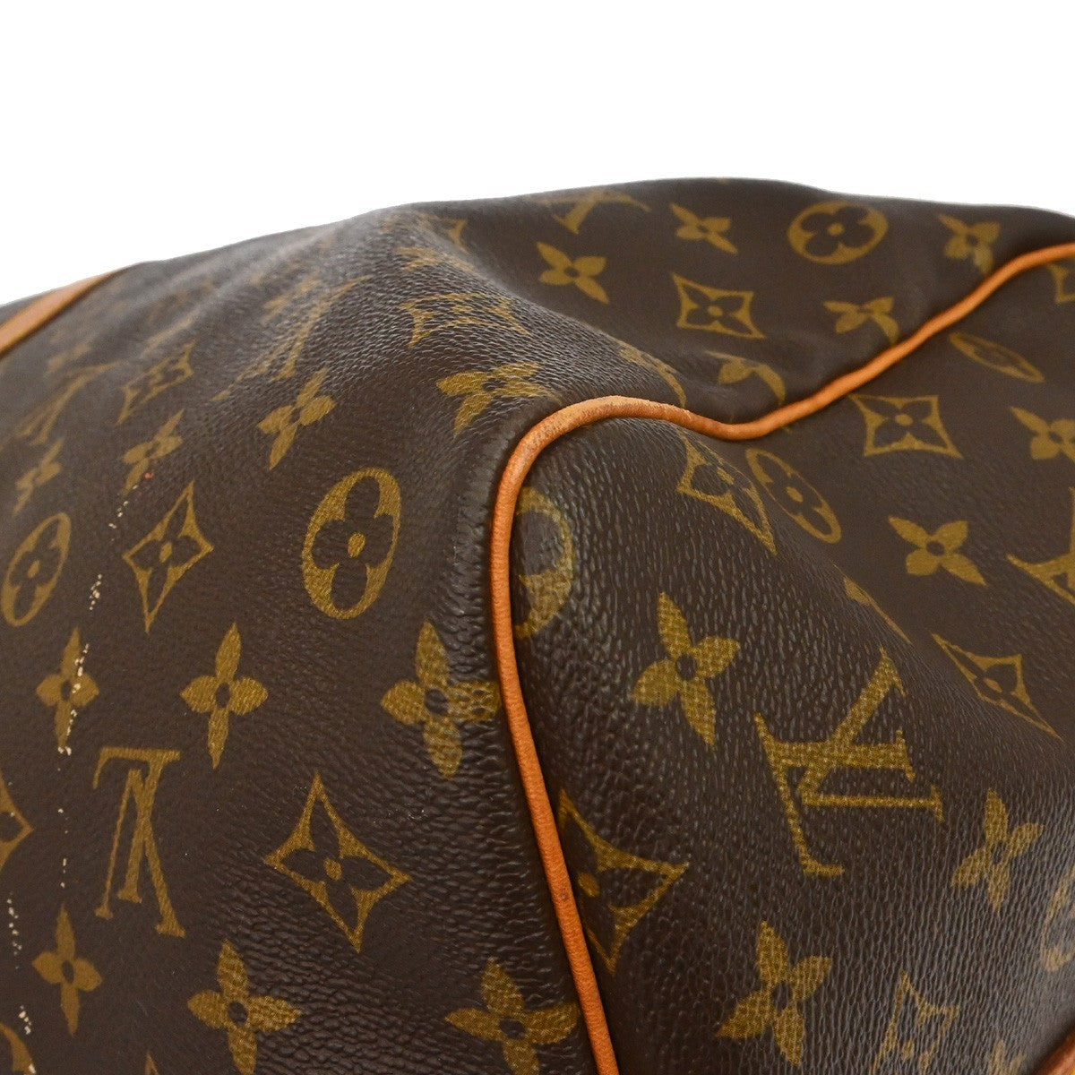 Louis Vuitton Keepall Bandoulière Monogram, Brown, Canvas, Travel Bag