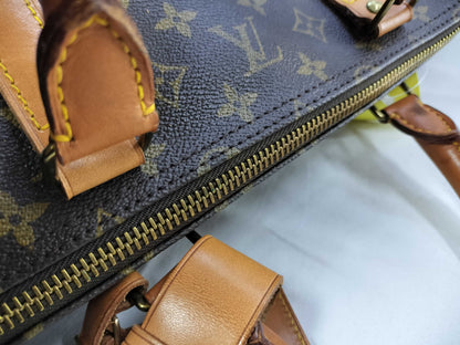 Louis Vuitton Keepall Monogram Canvas, Brown, Canvas, Travel Bag