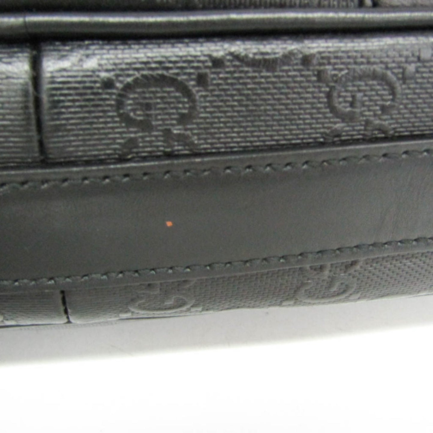 Gucci Convertible Briefcase Guccissima Leather, Black, Leather, Briefcase