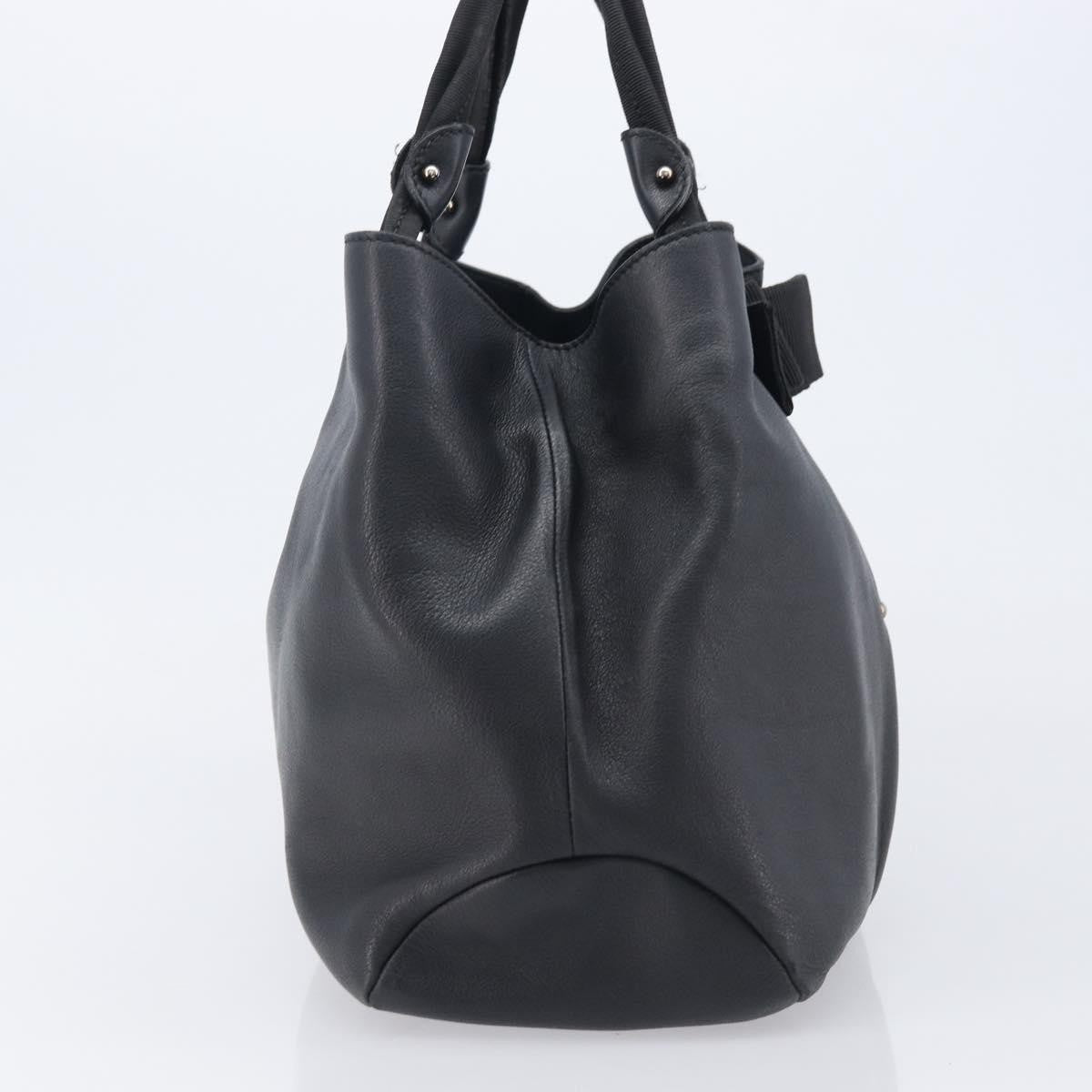 Salvatore Ferragamo Vala tote Leather, Black, Leather, Tote Bag