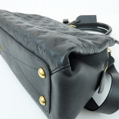 Louis Vuitton Vosges Whipstitch Monogram Empreinte Leather, Black, Leather, Handbag