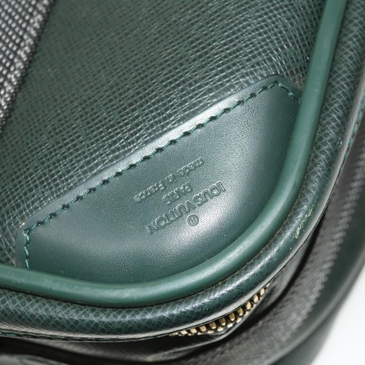 Louis Vuitton Satellite Travel Taiga Leather, Green, Leather, Travel Bag