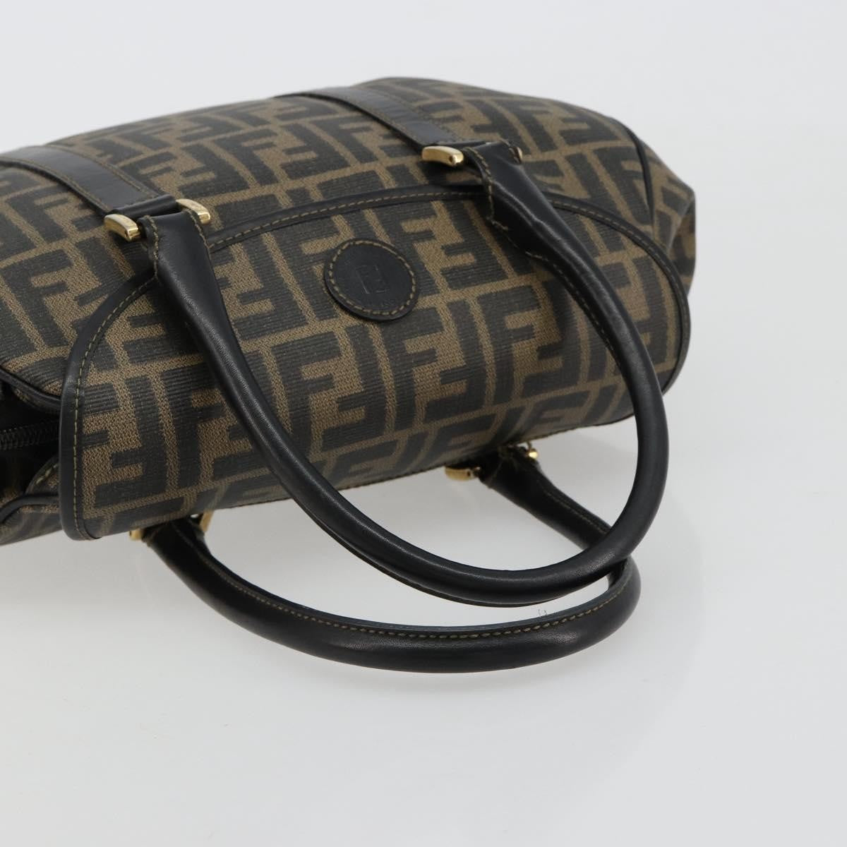 Fendi Vintage Zucca Canvas, Brown, Canvas, Tote Bag