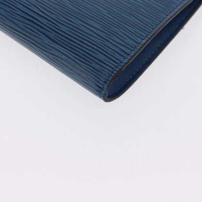 Louis Vuitton Pochette Accessoires Epi Leather, Blue, Leather, Clutch