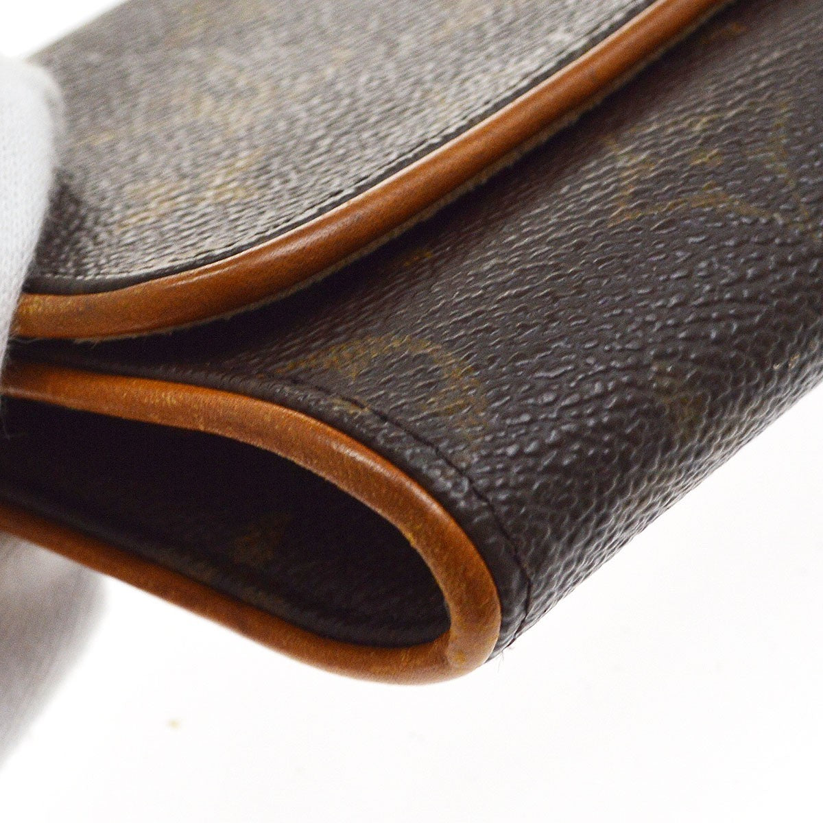 Louis Vuitton Twin Monogram Canvas, Brown, Canvas, Clutch