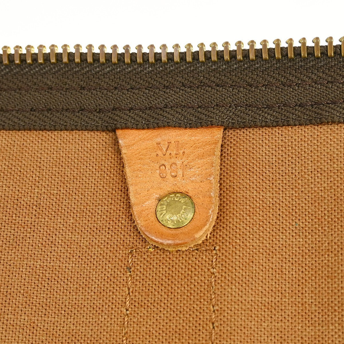 Louis Vuitton Keepall Bandouliere Monogram Canvas, Brown, Canvas, Travel Bag