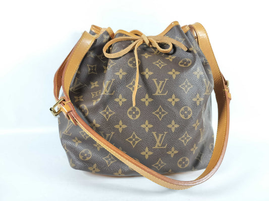 Louis Vuitton Noe Handbag Monogram Canvas, Brown, Canvas, Handbag