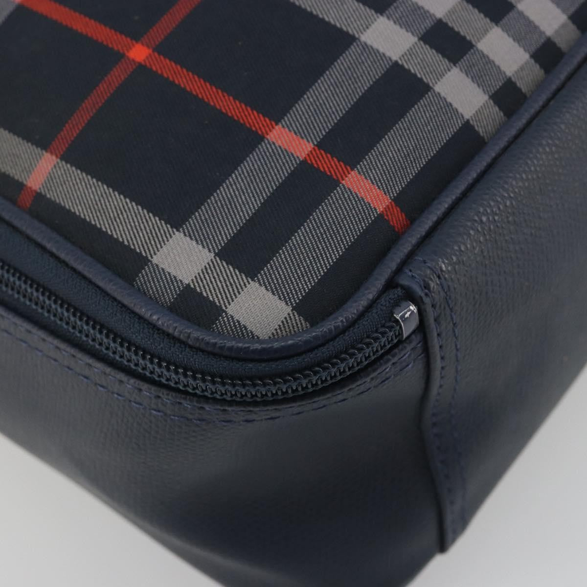 Burberry Nova Check Nova Check Canvas and leather, Navy, Leather, Handbag