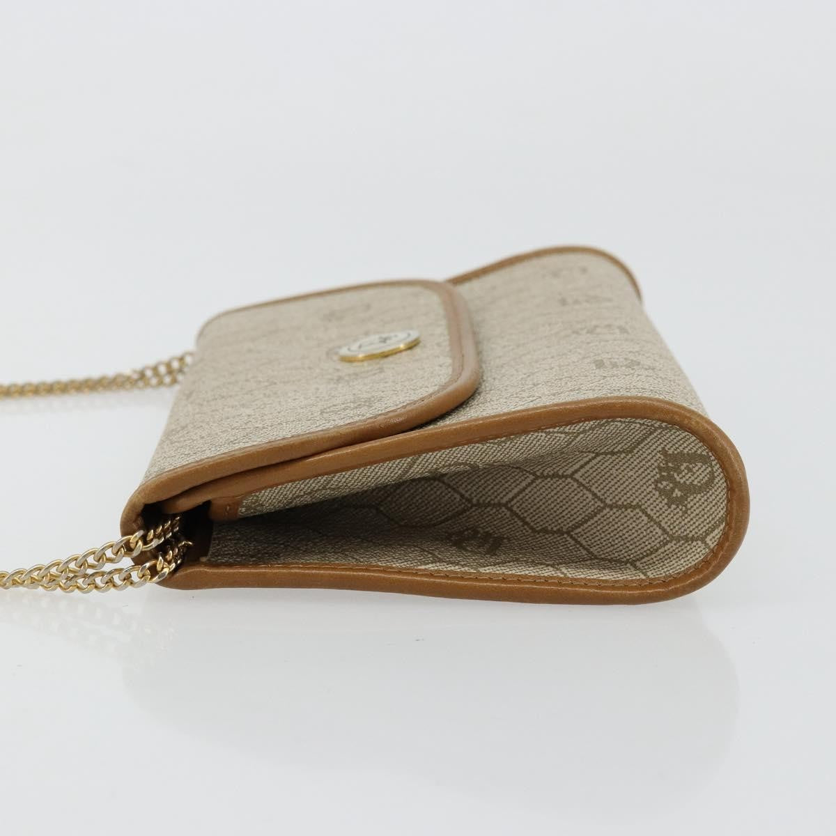 Christian Dior Vintage honeycomb clutch Canvas, Beige, Canvas, Clutch