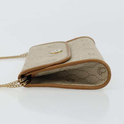 Christian Dior Vintage honeycomb clutch Canvas, Beige, Canvas, Clutch