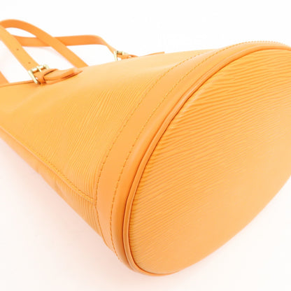 Louis Vuitton Petit Bucket Epi Leather, Orange, Leather, Handbag