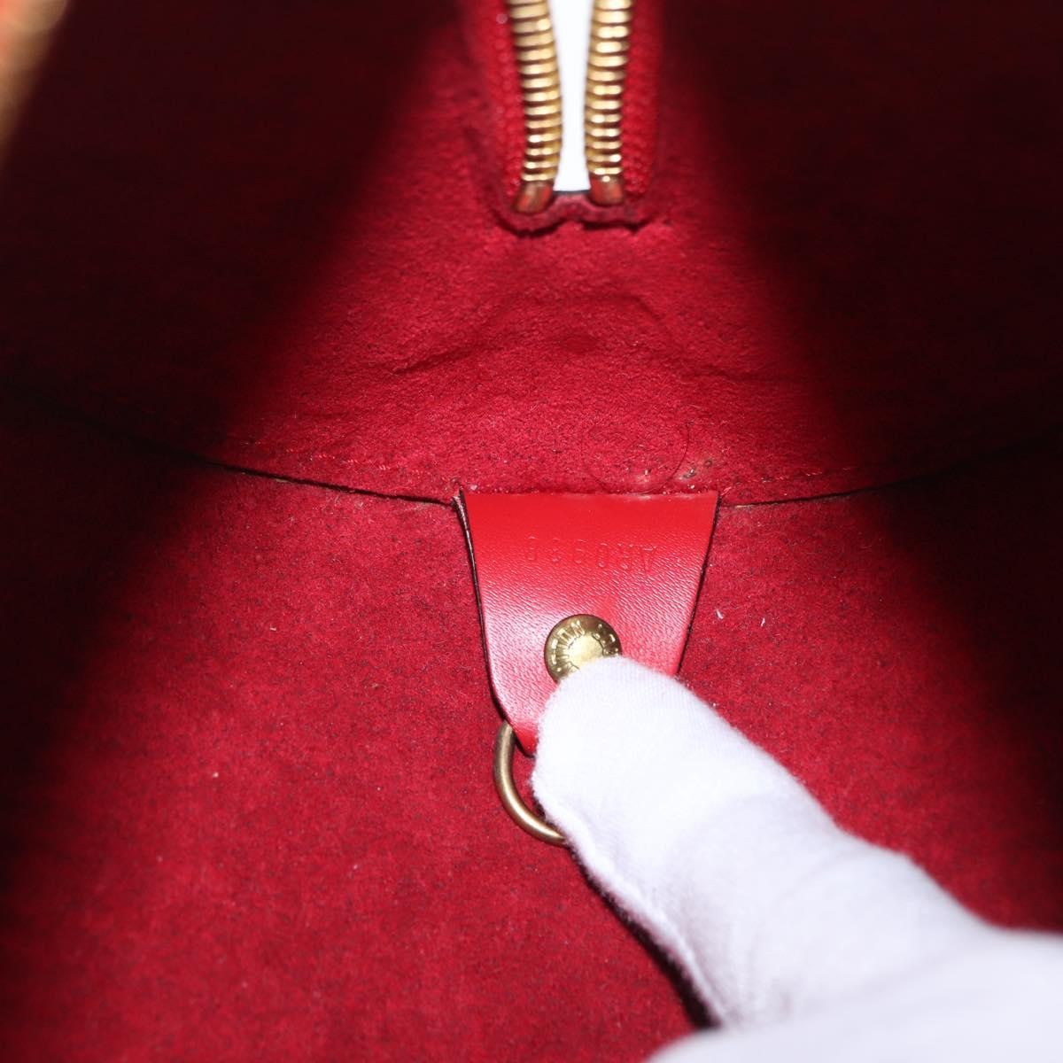 Louis Vuitton Soufflot Epi Leather, Red, Leather, Tote Bag