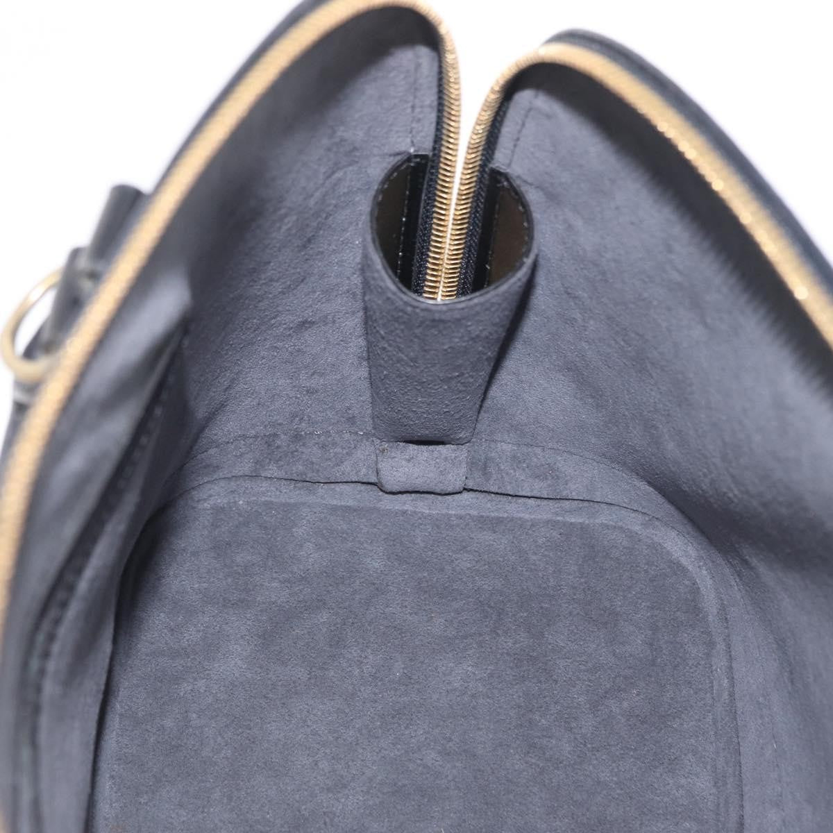 Louis Vuitton Alma Epi Leather, Black, Leather, Handbag