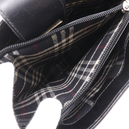 Burberry Shoulder Leather, Black, Leather, Shoulder Bag
