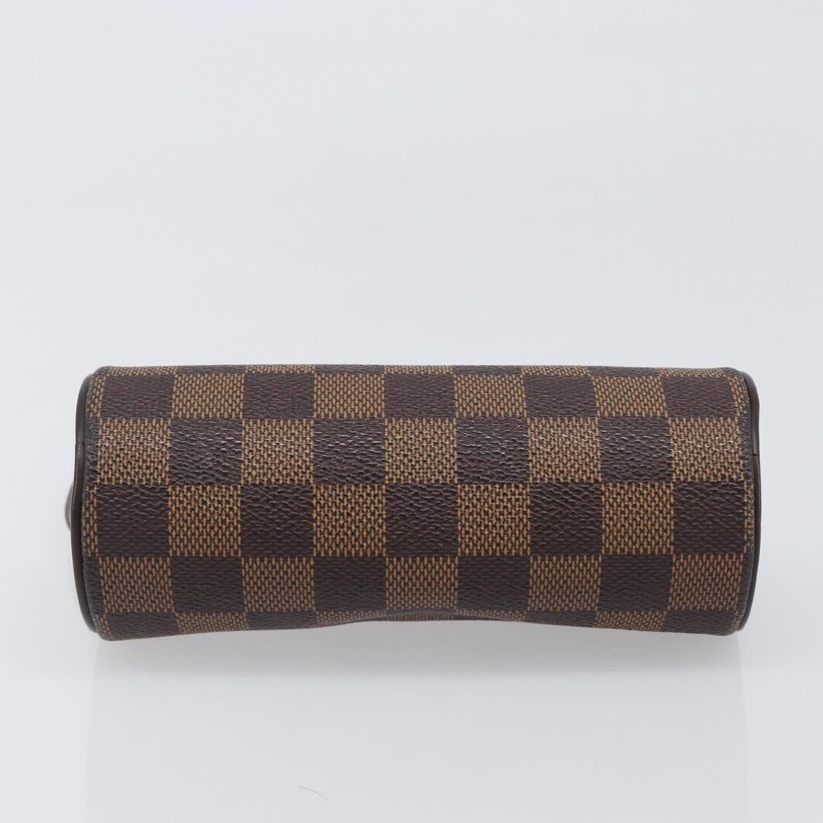 Louis Vuitton Papillon Pochette Damier, Brown, Canvas, Clutch