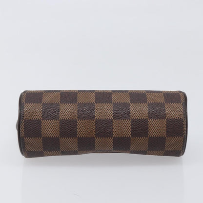 Louis Vuitton Papillon Pochette Damier, Brown, Canvas, Clutch