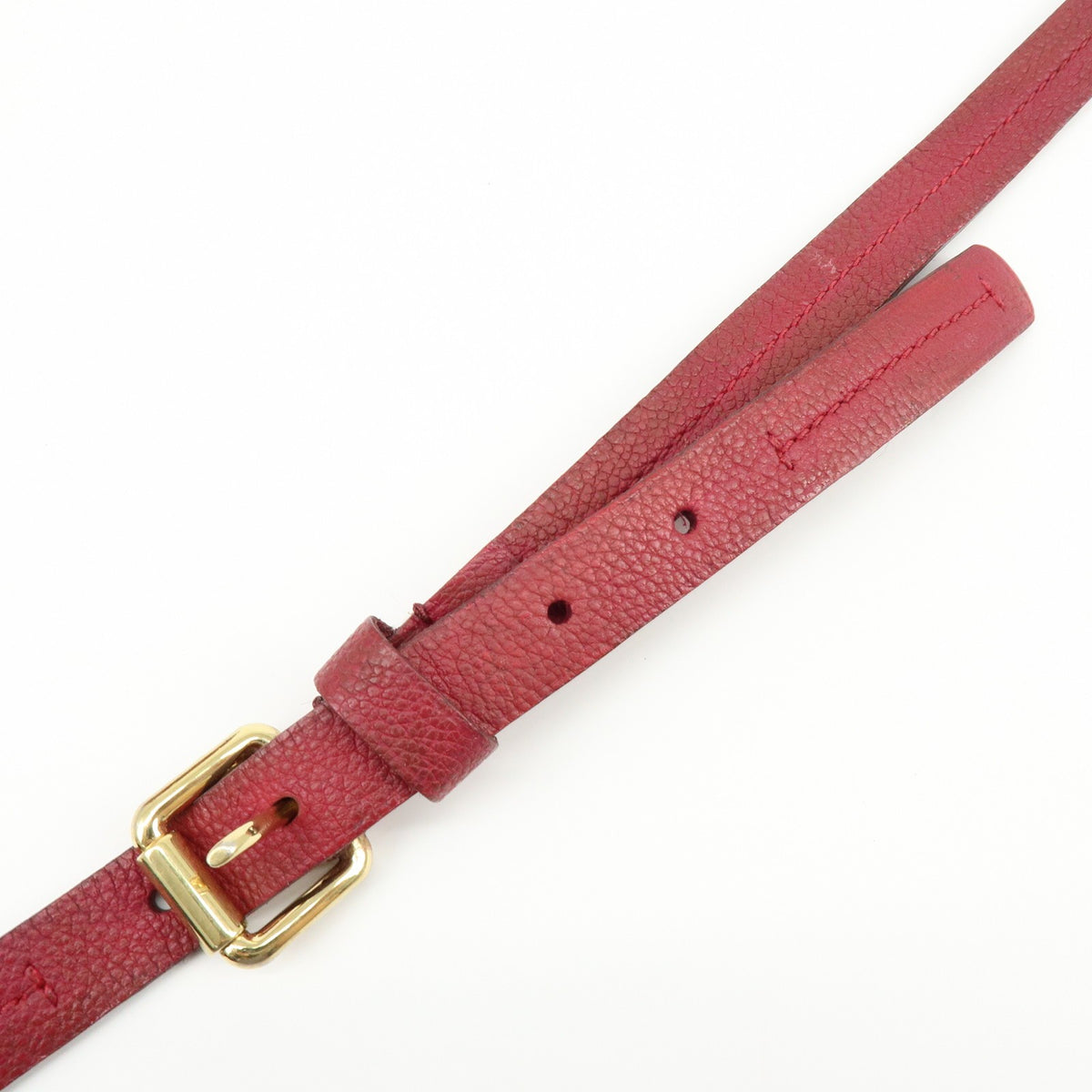 Louis Vuitton Speedy Bandouliere Monogram Empreinte Leather, Red, Leather, Handbag