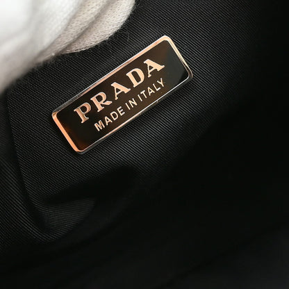 Prada Hobo Tessuto, Black, Nylon, Shoulder Bag