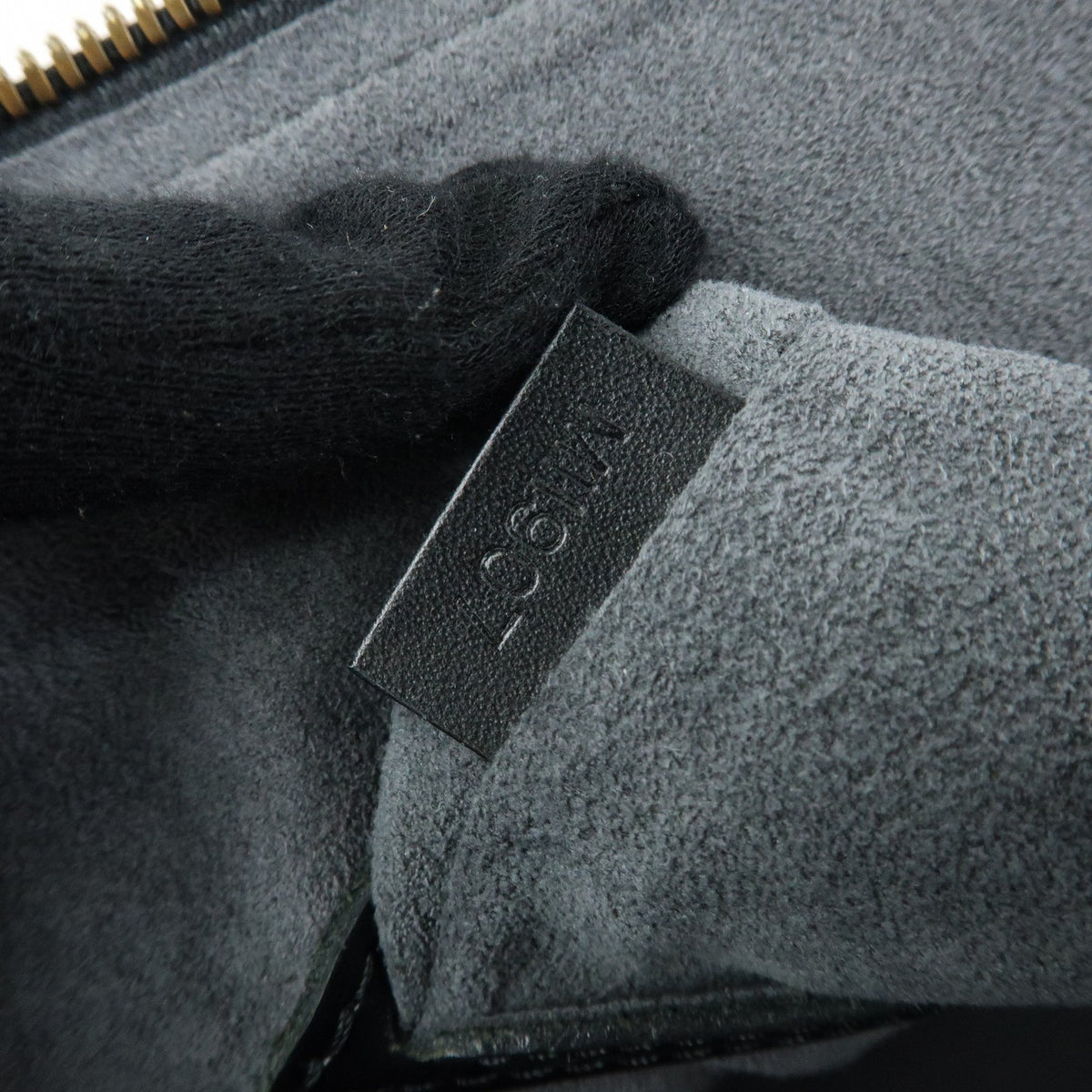 Louis Vuitton Alma Epi Leather, Black, Leather, Handbag