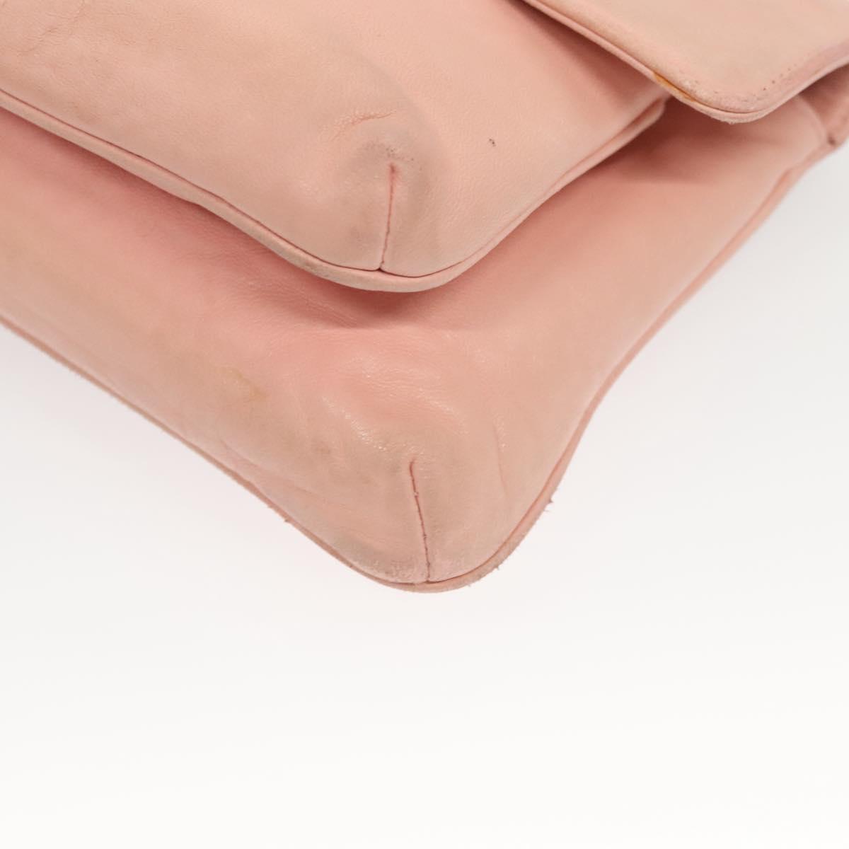 Chanel Chocolate Bar Mademoiselle Flap Bag Quilted Leather, PINK, LEATHER, Shoulder bag