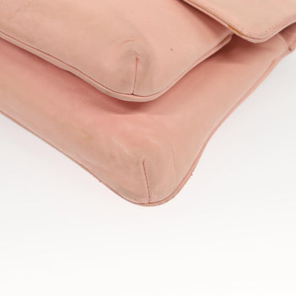 Chanel Chocolate Bar Mademoiselle Flap Bag Quilted Leather, PINK, LEATHER, Shoulder bag