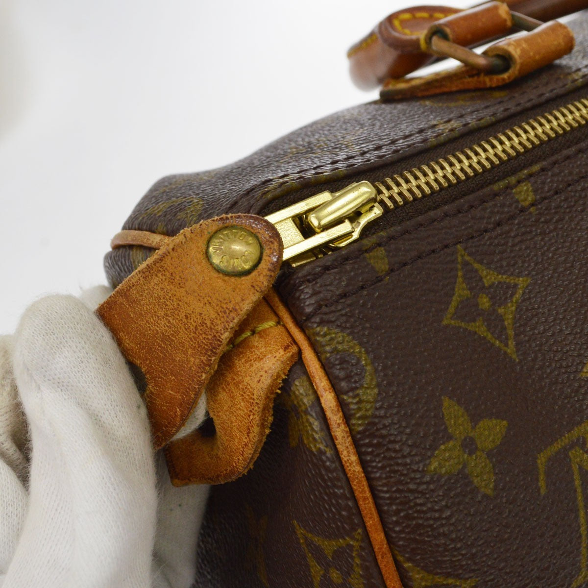 Louis Vuitton Speedy Monogram Canvas, Brown, Canvas, Handbag