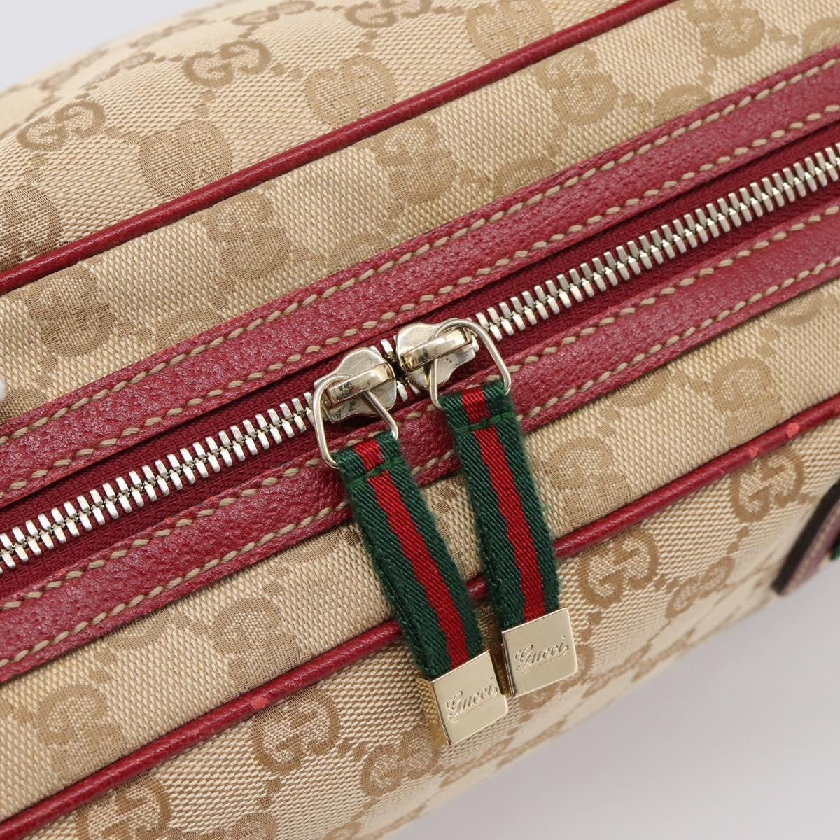 Gucci Princy Boston GG Canvas, Beige, Canvas, Handbag