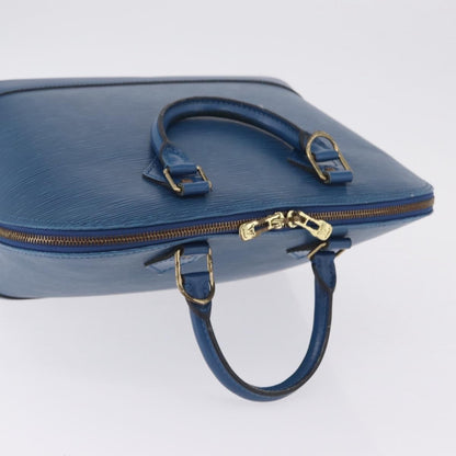 Louis Vuitton Alma Epi Leather, Blue, Leather, Handbag
