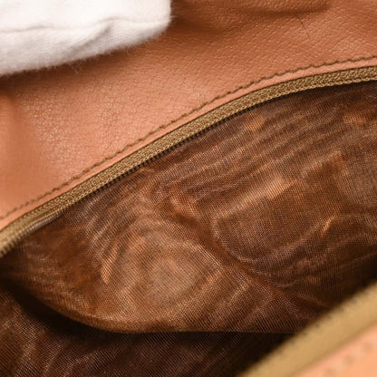 Celine Vintage Duffle Canvas and Leather, Beige, PVC, Travel Bag