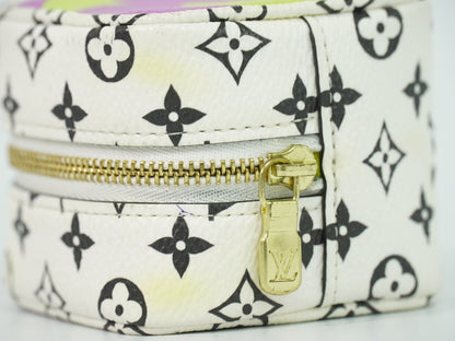 Louis Vuitton Cube Coin Purse Limited Edition Colored Monogram Giant, Multicolour, Canvas, Clutch