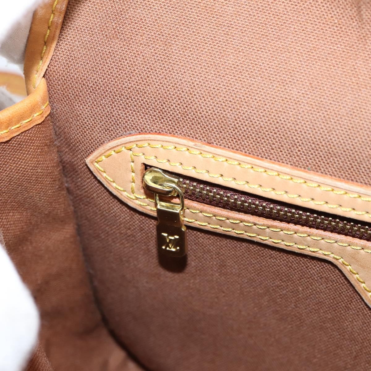 Louis Vuitton Sac Gibeciere Messenger Monogram Canvas, Brown, Canvas, Shoulder Bag