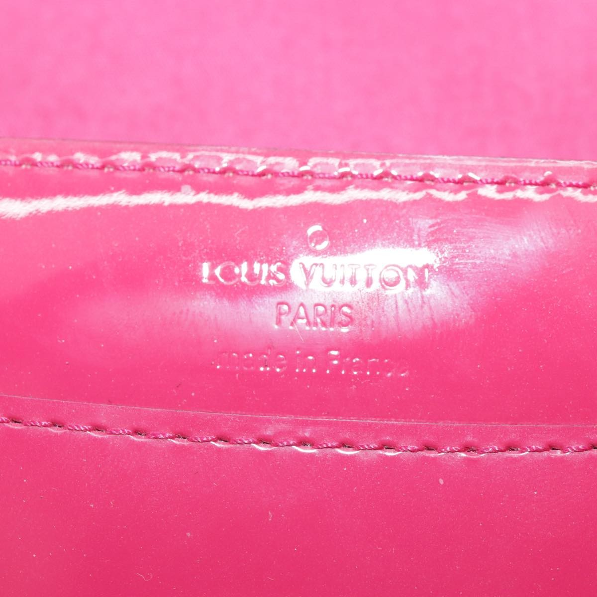 Louis Vuitton Louise Clutch Patent, Pink, Patent Leather, Clutch