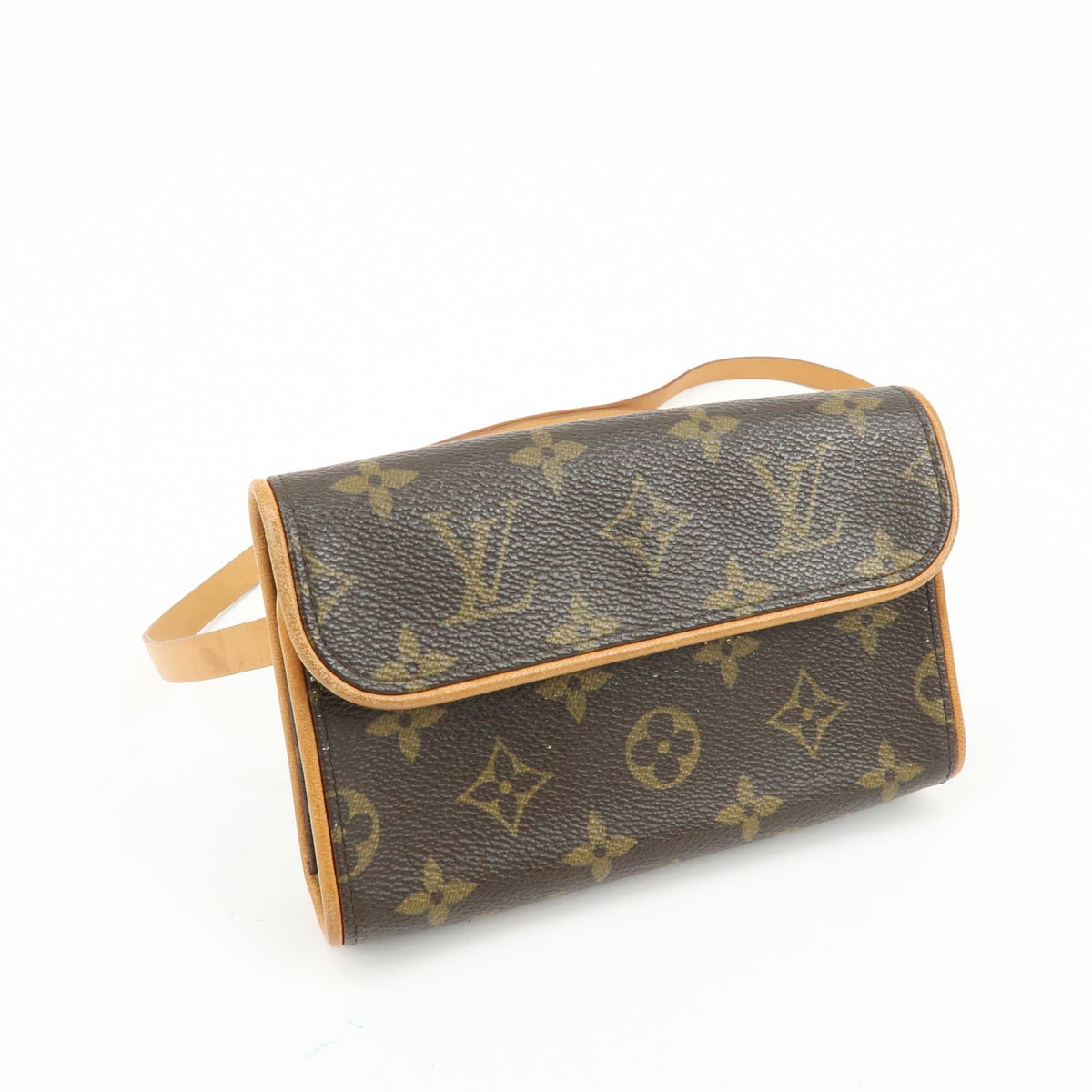 Louis Vuitton Florentine Waist Monogram Canvas, Brown, Canvas, Handbag
