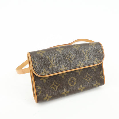 Louis Vuitton Florentine Waist Monogram Canvas, Brown, Canvas, Handbag