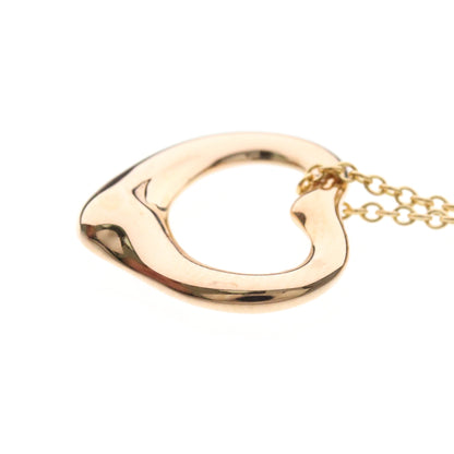 Tiffany & Co. Elsa Peretti Open Heart Pendant 18K Rose Gold, Pink, Pink Gold, Necklace