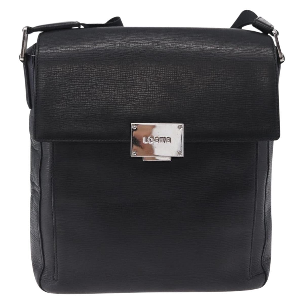 Loewe Shoulder bag Leather, Black, Leather, Shoulder Bag