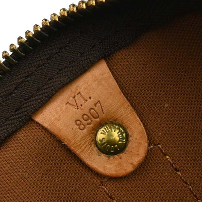 Louis Vuitton Keepall Monogram Canvas, Brown, Canvas, Travel Bag