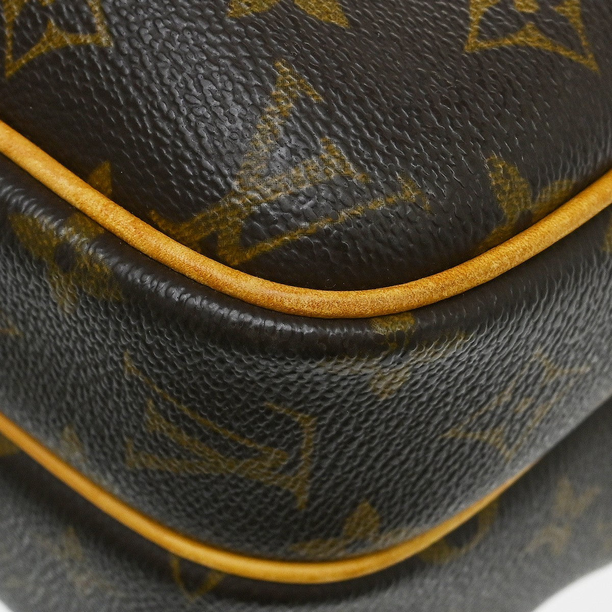 Louis Vuitton Reporter Monogram, Brown, Canvas, Shoulder Bag